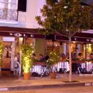Cozy caf� with big attitude along Sunset Strip